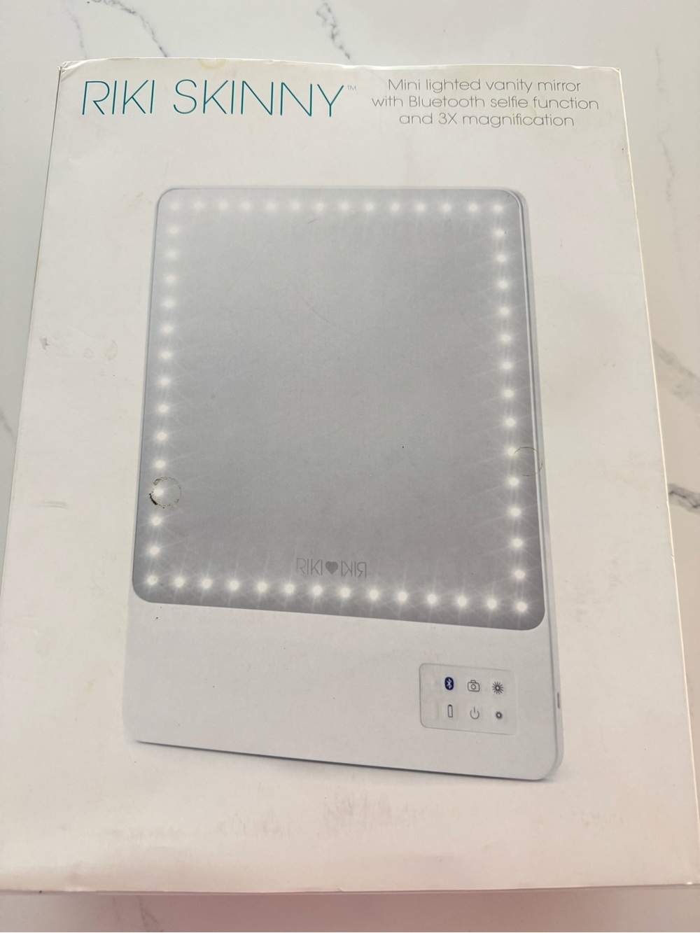 Riki skinny Lighted Vanity Mirror with Bluetooth